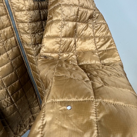 The North Face Men's Thermoball Puffer Full Zip Jacket Dijon Brown / Gold - XXL - Picture 7 of 9